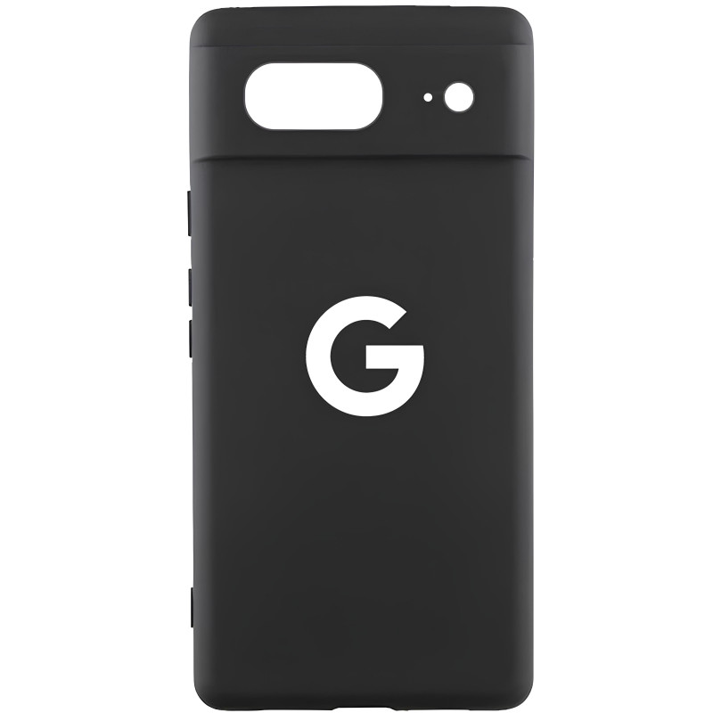 Чохол Silicone Cover Lakshmi Full Camera (AA) with logo на Google Pixel 8 (Чорний / Black)