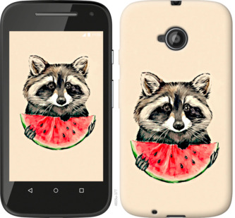 

Чехол Енотик с арбузом для Motorola Moto E2 800056