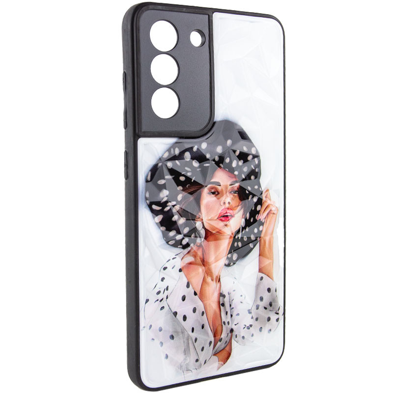 TPU+PC чехол Prisma Ladies для Samsung Galaxy S23 (Girl in a hat)