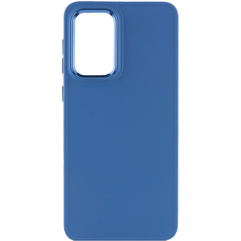 TPU чехол Bonbon Metal Style для Samsung Galaxy A55 (Синий / Denim Blue)