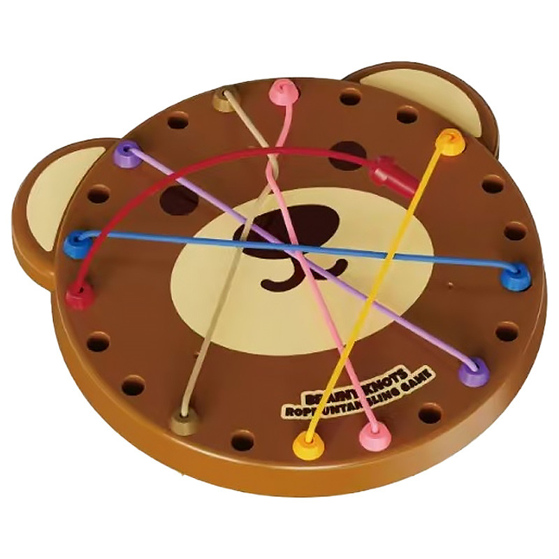 Настольная интерактивная игра Ummi ME-241 Cute Bear Rope Unravelling Game (Brown)