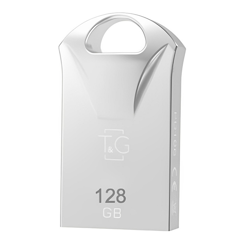 Флеш-драйв USB 3.0 Flash Drive T&G 106 Metal Series 128GB (Срібний)