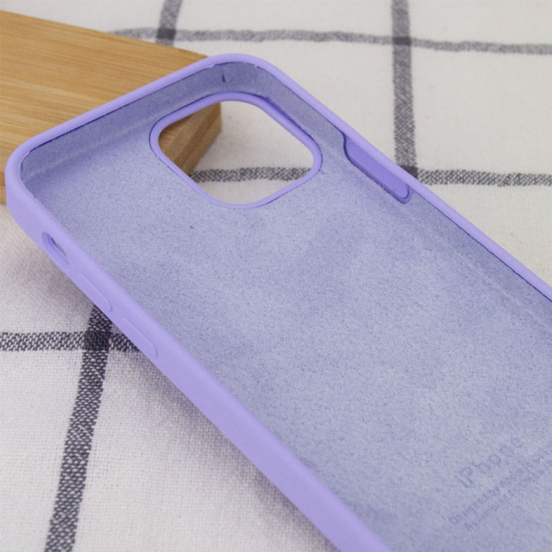 Фото Чохол Silicone Case Full Protective (AA) на Apple iPhone 13 (6.1") (Бузковий / Dasheen) в маназині vchehle.ua