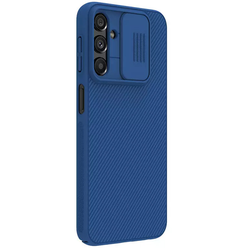 Фото Карбонова накладка Nillkin Camshield (шторка на камеру) на Samsung Galaxy A24 4G (Синій / Blue) в маназині vchehle.ua