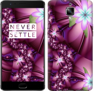 Чехол Цветочная мозаика для OnePlus 3T