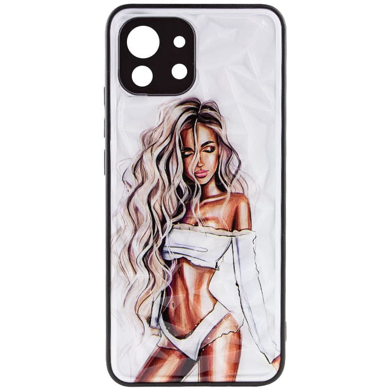 

TPU+PC чехол Prisma Ladies для Xiaomi Mi 11 Lite (White) 1264135