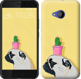 

Чохол Мопс з кактусом на HTC U11 Life 795457