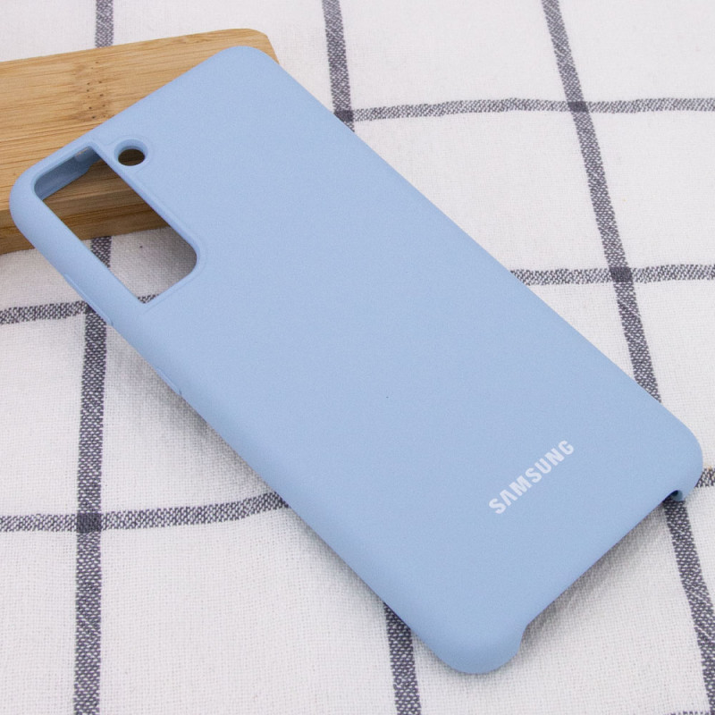 Фото Чохол Silicone Cover (AA) на Samsung Galaxy S21 (Блакитний / Lilac Blue) на vchehle.ua