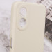 Купити Силіконовий чохол Candy Full Camera на Oppo A38 / A18 (Бежевий / Antigue White) на vchehle.ua