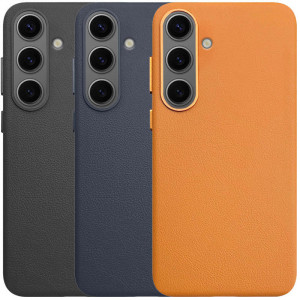 Шкіряний чохол Leather Case (AAA) на Samsung Galaxy S25 Edge