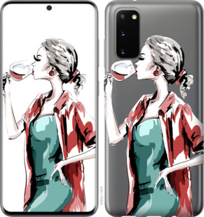 

Чохол Дівчина з келихом на Huawei Honor 30 920049