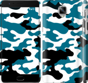 Чехол Камуфляж прозрачный фон для OnePlus 3