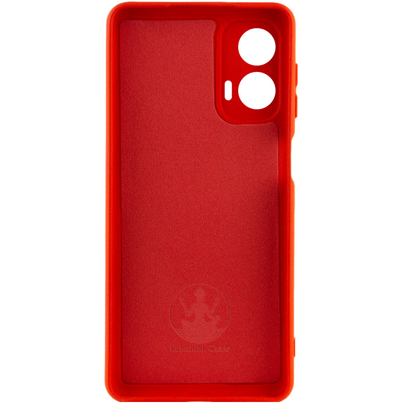 Фото Чохол Silicone Cover Lakshmi Full Camera (AA) на Motorola Moto G24 (Червоний / Red) на vchehle.ua