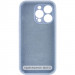 Фото Чехол Silicone Case Full Camera Protective (AA) NO LOGO для Apple iPhone 16 (6.1") (Голубой / Lilac Blue) на vchehle.ua