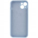 Чохол Silicone Case Full Camera Protective (AA) NO LOGO на Apple iPhone 15 (6.1") (Блакитний / Sweet Blue) в магазині vchehle.ua