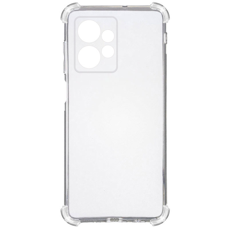 TPU чехол GETMAN Ease logo усиленные углы Full Camera для Xiaomi Redmi Note 13 4G (Бесцветный (прозрачный))