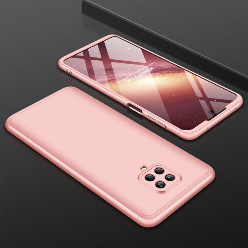 Пластиковая накладка GKK LikGus 360 градусов (opp) для Xiaomi Redmi Note 9s/Note 9 Pro/9 Pro Max (Розовый / Rose Gold) в магазине vchehle.ua