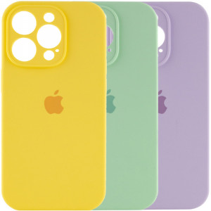 Чехол Silicone Case Full Camera Protective (AA) для Apple iPhone 15 Pro (6.1")