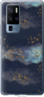 

Чехол Ночь золотые звезды для Vivo X50 Pro Plus 1406430