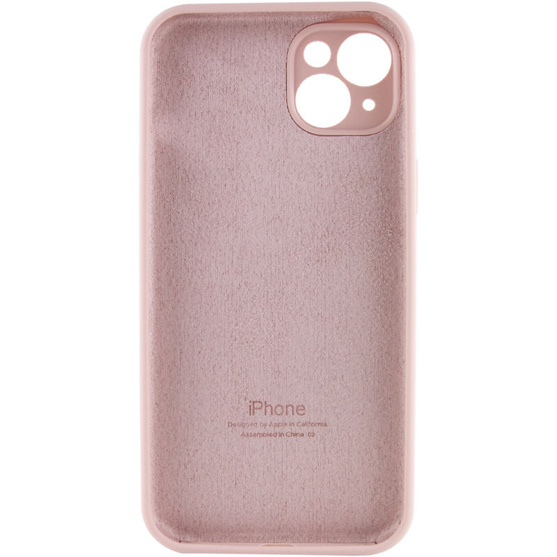 Чехол Silicone Case Full Camera Protective (AA) для Apple iPhone 14 Plus (6.7") (Розовый / Pink Sand) в магазине vchehle.ua