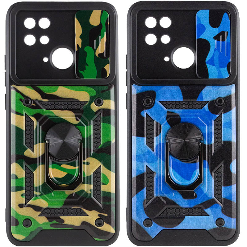 Ударостійкий чохол Camshield Serge Ring Camo на Xiaomi Poco C40