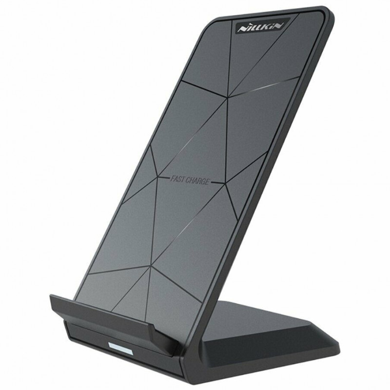 Фото БЗУ Nillkin Stand Pro Fast Wireless Charger 15W (MC049) (Black) на vchehle.ua