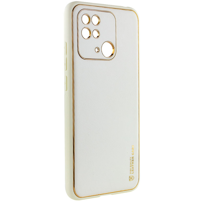 Фото Кожаный чехол Xshield для Xiaomi Redmi 10C (Белый / White) на vchehle.ua