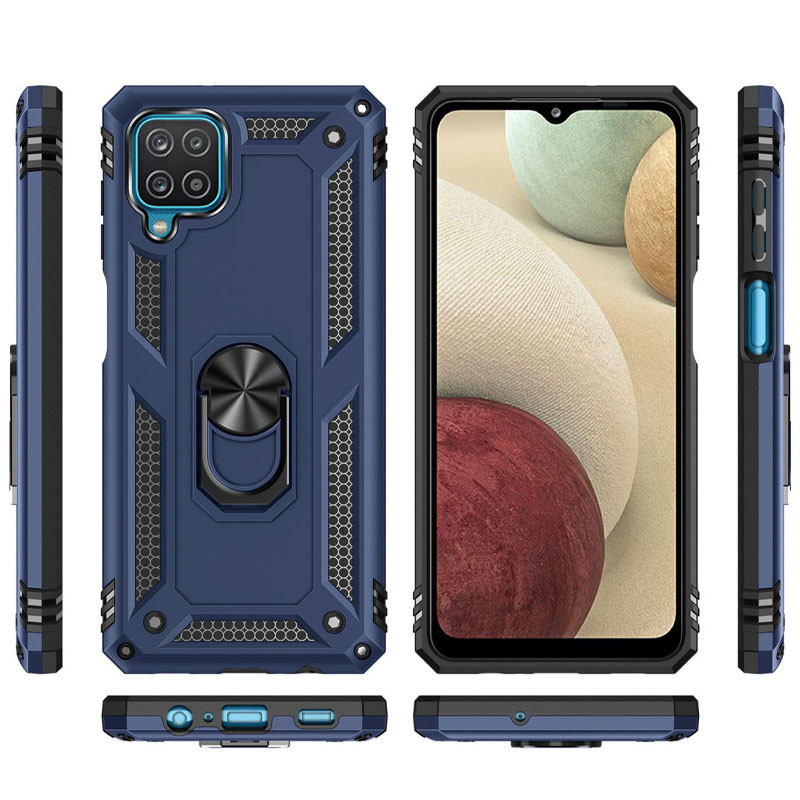 

Ударостійкий чохол Serge Ring for Magnet для Samsung Galaxy A12 (Темно синій) 1101340