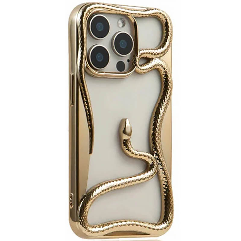 TPU чехол Snake для Apple iPhone 13 Pro Max (6.7") (Gold)