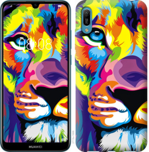 

Чехол Разноцветный лев для Huawei Y6 2019 710536