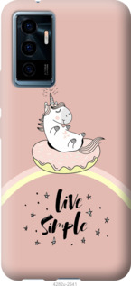 

Чехол Единорожка в пончике для Vivo V23e 1378419