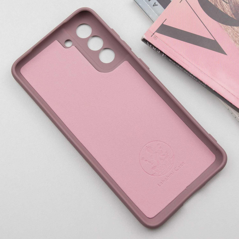 Фото Чохол Silicone Cover Lakshmi Full Camera (AA) на Samsung Galaxy S24 FE (Рожевий / Pink Sand) в маназині vchehle.ua