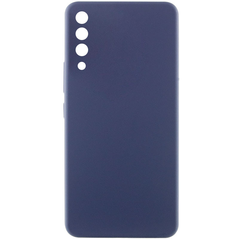 Чехол Silicone Cover Lakshmi Full Camera (AAA) для Samsung Galaxy A50 (A505F) / A50s / A30s (Темно-синий / Midnight blue)