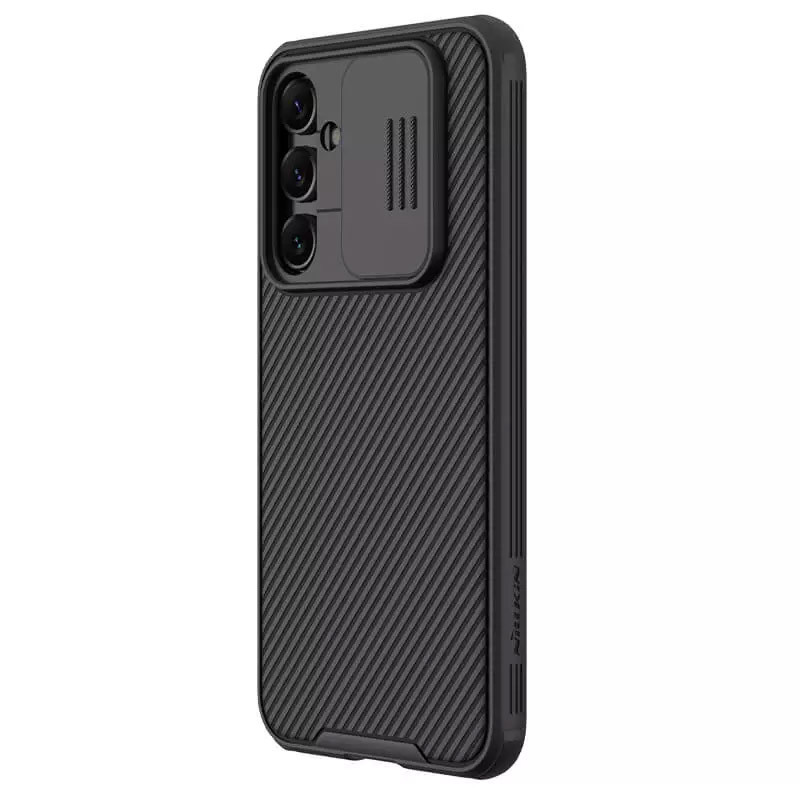 Фото Карбоновая накладка Nillkin Camshield (шторка на камеру) для Samsung Galaxy A54 5G (Черный / Black) в магазине vchehle.ua