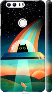 

Чохол Кот, нло, радуга, рыба для Huawei Honor 8 1403231