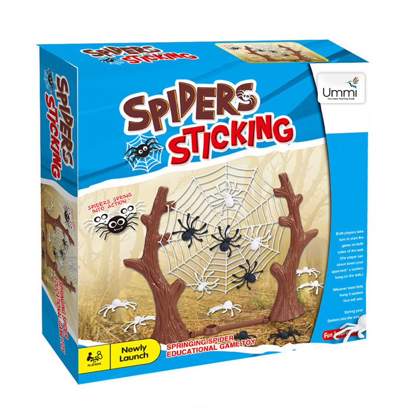 Фото Настольная интерактивная игра Ummi 707-105 Spider Sticking Game (Brown) в магазине vchehle.ua