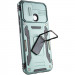 Ударопрочный чехол Camshield Army Ring для Xiaomi Redmi 10C (Зеленый / Light Green) в магазине vchehle.ua