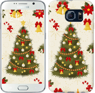 

Чехол Новогодняя елка для Samsung Galaxy S6 G920 450789