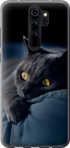 Чохол Димчастий кіт на Xiaomi Redmi Note 8 Pro
