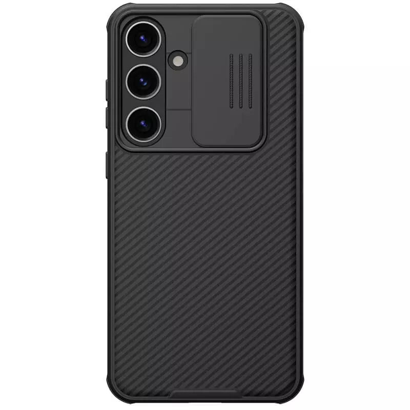 Карбоновая накладка Nillkin CamShield Pro Magnetic для Samsung Galaxy S24+ (Black)