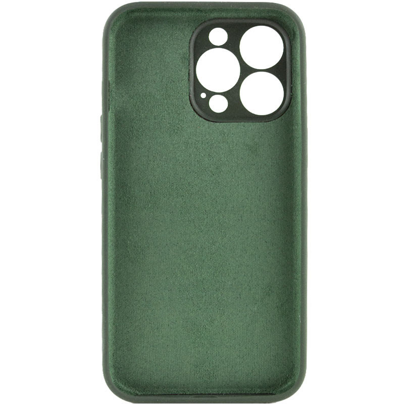 Фото Чохол Silicone Case Full Camera Protective (AA) NO LOGO на Apple iPhone 13 Pro (6.1") (Зелений / Cyprus Green) на vchehle.ua