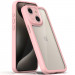 TPU чохол Transparent + Colour 1,5mm на Apple iPhone 13 (6.1") (Pink)