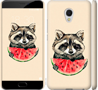 

Чохол Єнотик з кавуном на Meizu MX6 799835