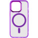 Чехол TPU Iris with Magnetic safe для Apple iPhone 14 Pro (6.1") (Фиолетовый)