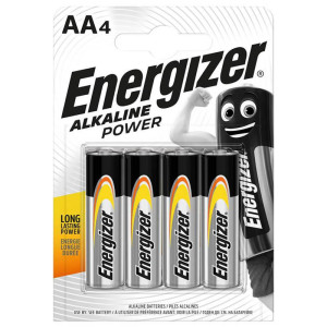 Батарейка ENERGIZER AA Alk Power blister 3+1