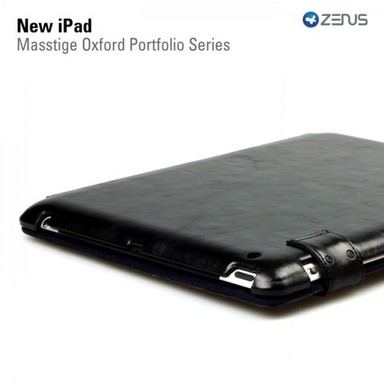 Кожаный чехол (2 цвета) Zenus Masstige Oxford Portfolio  Series для New iPad 3 / iPad 2