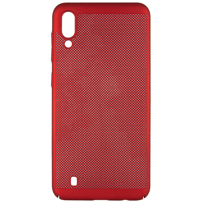 

Ультратонкий дышащий чехол Grid case для Samsung Galaxy M10 (Красный) 707743