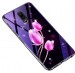 TPU+Glass чехол Fantasy с глянцевыми торцами для Meizu 16 (Тюльпаны)
