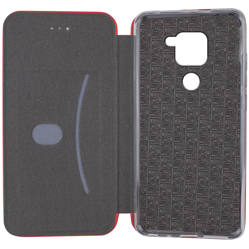 Фото Шкіряний чохол-книжка Classy на Xiaomi Redmi Note 9 / Redmi 10X (Червоний) в маназині vchehle.ua