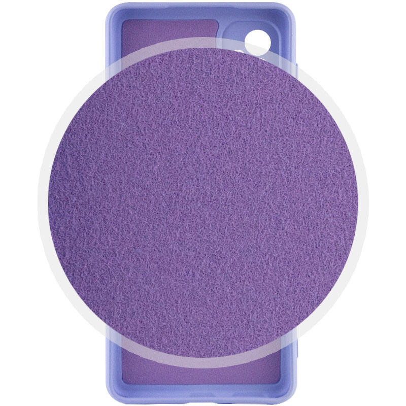 Фото Чохол Silicone Cover Lakshmi Full Camera (AA) на Motorola Moto G24 (Бузковий / Dasheen) в маназині vchehle.ua